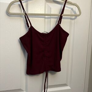 Zaful Deep Red Camisole Top